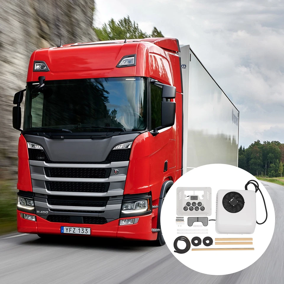 750W RV Air Conditioner Electric Rooftop A/C Unit For Caravan Trailer Heat &Cool - Image 4 of 4