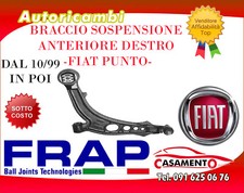 BRACCIO SOSPENSIONE ANTERIORE DESTRO FRAP -FIAT PUNTO 2a SERIE DAL 10/99 IN POI