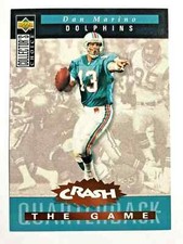 HOFer DAN MARINO Dolphins 1994 Collector's Choice BRONZE CRASH THE GAME Card #C5