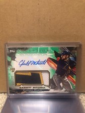 2023 Topps Inception Garrett Mitchell Autograph Patch Card Green /99