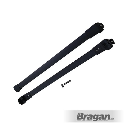 CROSS BARS To Fit HYUNDAI TUCSON 2016+ 4x4 Car Top Rack Bars Aluminium - BLACK - Picture 2 of 5