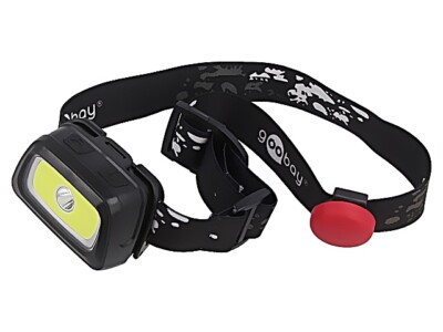 58391 Taschenlampe: LED-Kopflampe 3h 240lm IPX4 High Bright 240 Goobay