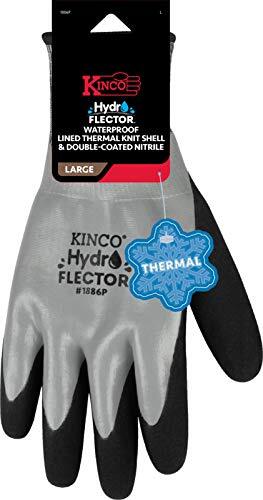 Kinco 1886P-M Hydroflector Lined Waterproof Nitrile Work Gloves, Extra Warm - Bild 2 von 5