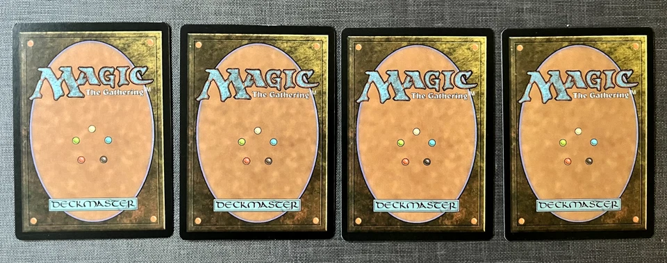 4 x FOREST A B C D Tempest 1997 Basic Land Card MTG MAGIC THE GATHERING - Photo 2/2