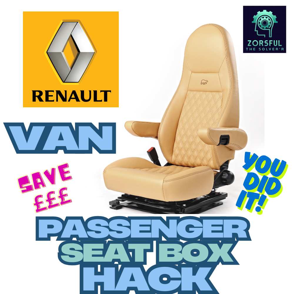 Renault Trafic Master etc Passenger Single Seat Box Campervan
