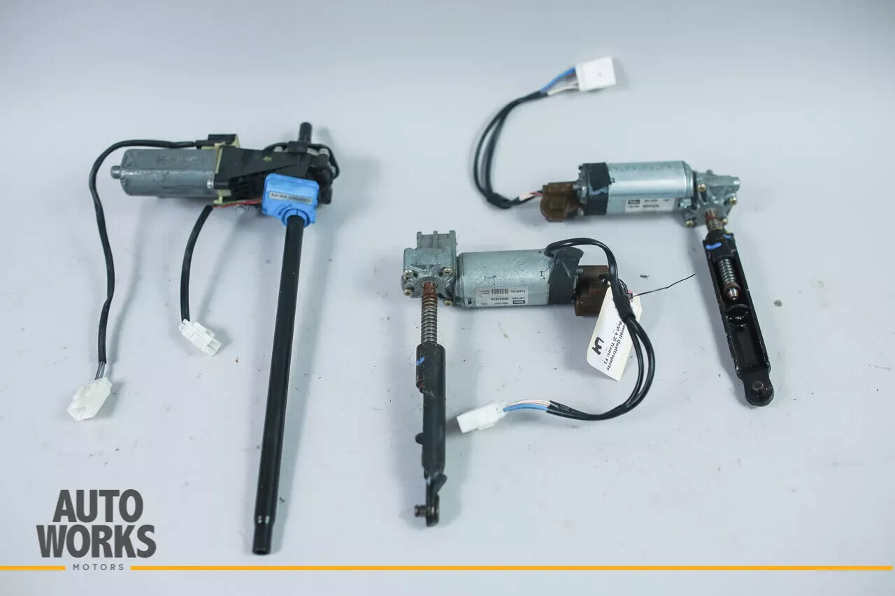 04-08 Maserati Quattroporte M139 Front Left Seat Adjustment Motor Set of 3 OEM