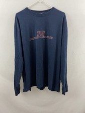 Vintage Tommy Hilfiger Athletics 90s Navy Blue Sz XL Long Sleeve Shirt