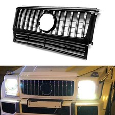 Front Stoßstangengrill Für Mercedes Benz G Klasse W463 G500 1990-2018 Silber