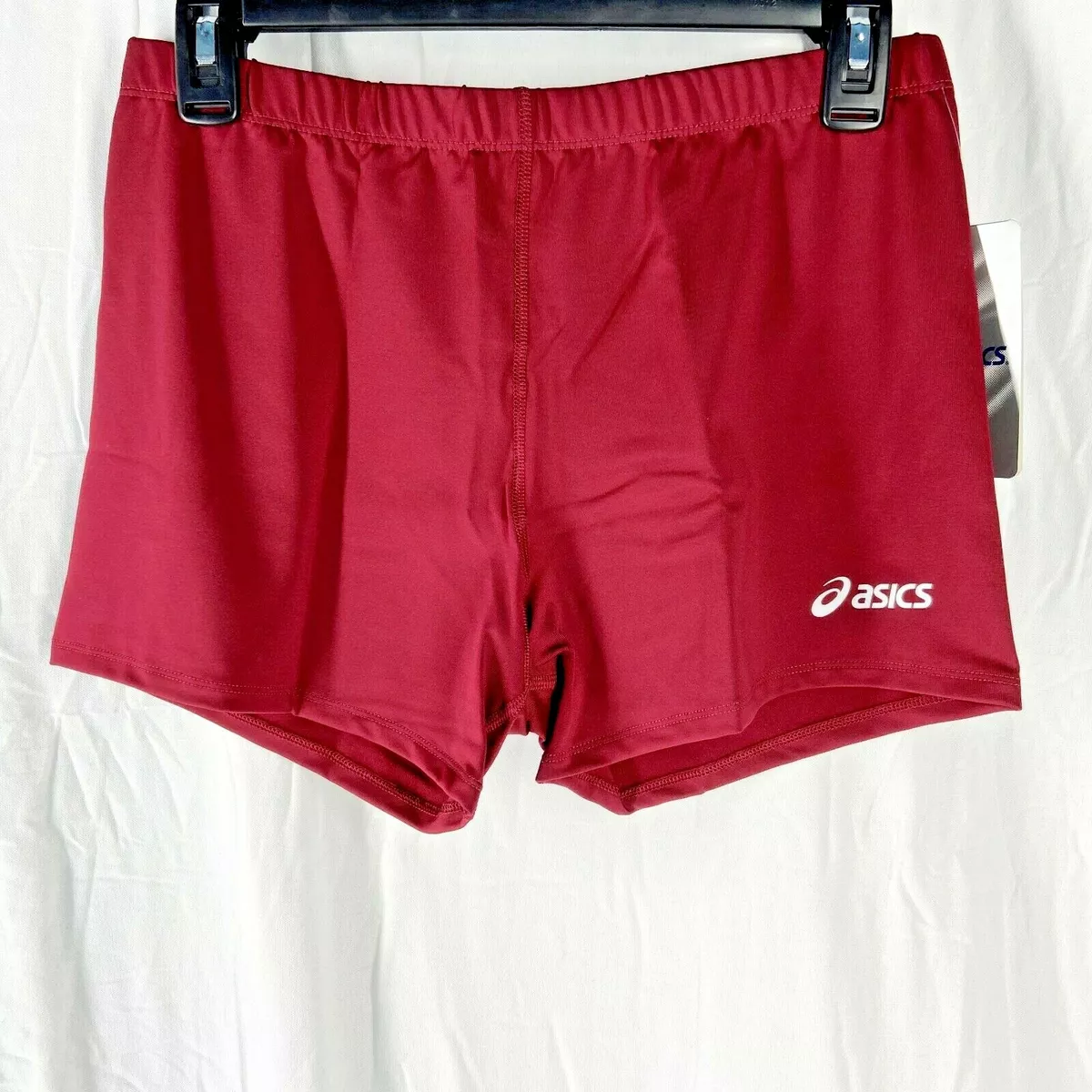 eBay Asics Womens Volleyball Red Court Shorts 2XL | XL, Spandex 2XS, L, 4\