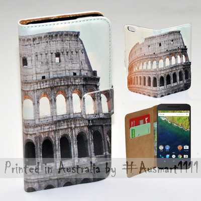 For Google Pixel Series Mobile Phone Colosseum Rome Print Flip Case Phone Cover