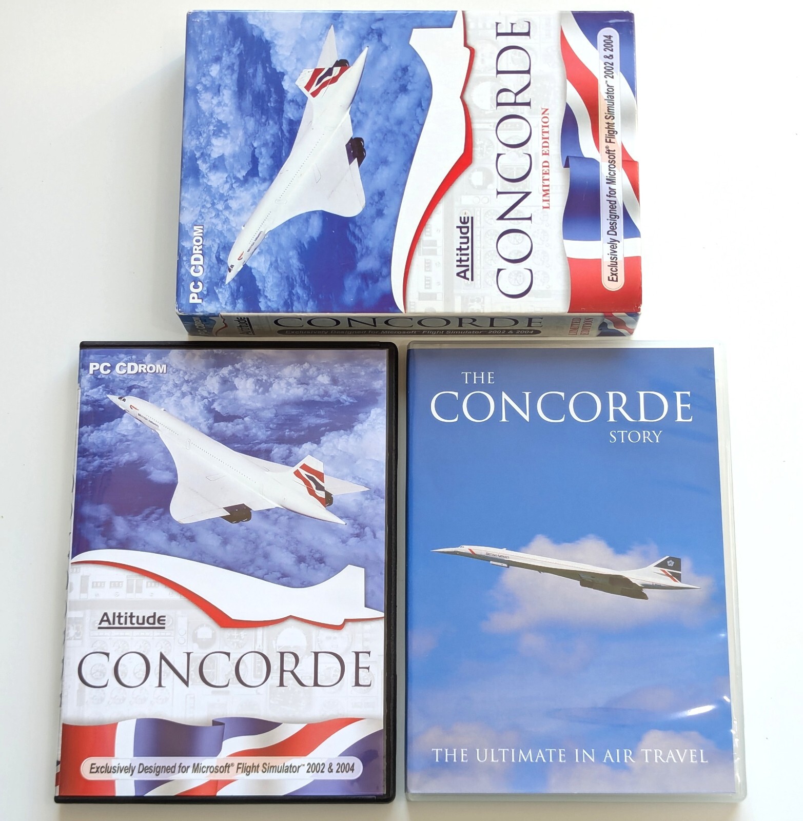 Altitude Concorde Limited Edition - Flight Simulator 2002/2004 Add-On (PC) + DVD