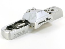Minolta XG7 XG-7 Camera Top Cover Plate Chrome - Replacement Part