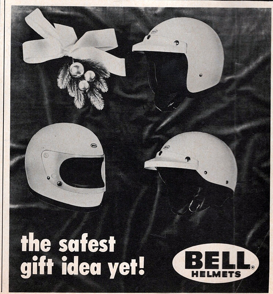1969 motorcycle helmet Mario Andretti Mini Bell Poster Sir Jackie Stewart Original Riddell 1969 Michigan Wolverines