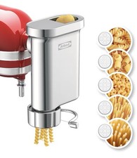 Metal Gourmet Pasta Press Attachment for Kitchenaid Stand Mixer, Pasta Maker Att Metal Gourmet Pasta Press Attachment for Kitchenaid Stand Mixer, Pasta Maker Att - Image 1