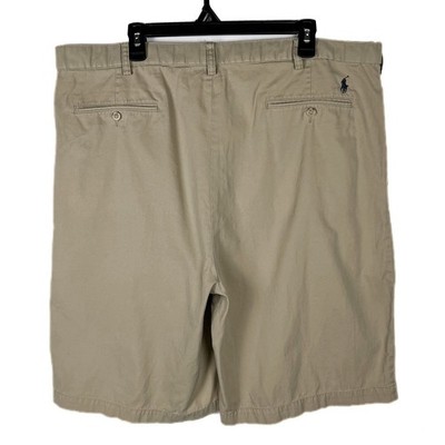 Polo by Ralph Lauren TYLER SHORT リネン Vintage Polo Ralph Lauren Men Tyler Short 42 Tall Khaki Beige