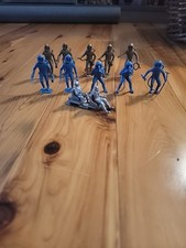 Vintage MARX MPC Plastic Space Men Astronaut Toy Figures Lot Of 11