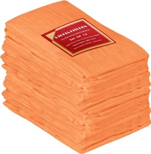 Utopia Kitchen Orange Flour Sack Towels [12 Pack - 28 x 28 12 Pack, 