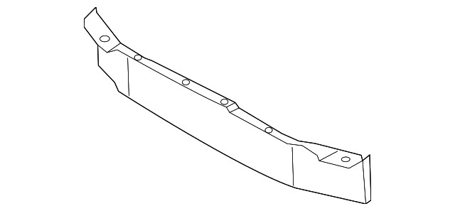 Deflector inferior para Nissan Armada 2017-2020 (N/P 50836-1LA0A)