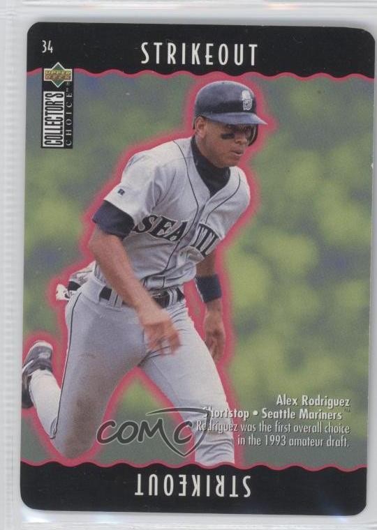 Alex Rodriguez (Strikeout) #34 1996 Collector's Choice Baseball You Make the Play