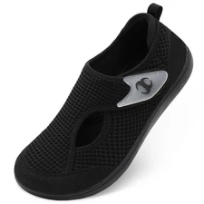 Scurtain Men's Wide-Waist Nursing Shoes, Recommended by Physical Therapists, Reh