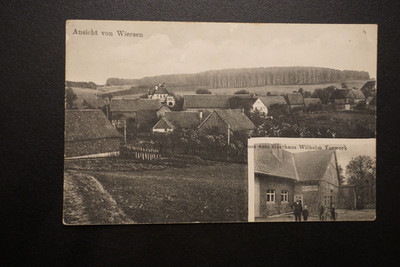 Postcard Wiersen Auetal Guest House Vorwerk Panorama approx. 1915