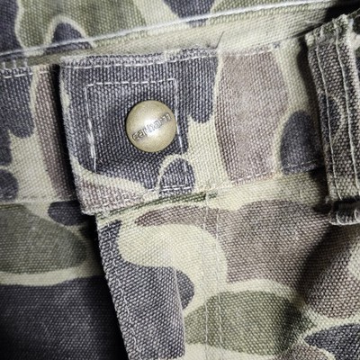 Vintage 70s Carhartt Duck Camo Pants Sz 32”x27” Preowned VTG Jeans