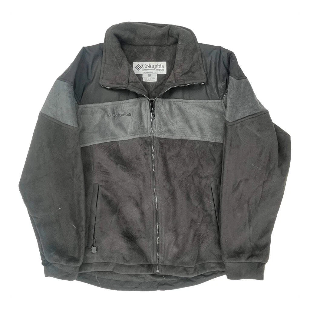Columbia Fleece Jacket - Medium Gray Polyester