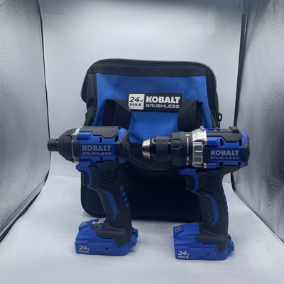 #ad NEW KOBALT 24V 24Volt KID124B 03 And Odd 124B 03 Impact Driver And Drill Driver $139.99