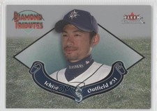 2002 Fleer Tradition Diamond Tributes Ichiro Suzuki #14DT HOF 0c4