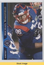 2021 Upper Deck CFL Blue Michael Wakefield #23 READ 6hk