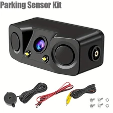 Car Parking Rear View Camera LED Night Vision Function with Buzzer Alarm