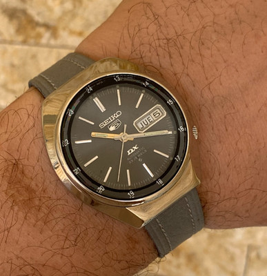 Vintage 1971 Seiko 5 Actus DX 6106-7640 Automatic 23J Hacking 38mm