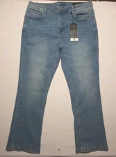 Perfect Jean NYC Bootcut Blue Jeans Pants Mens Size 38x30 NWT