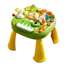 Baby Activity Table Music Activity Center Table with Light Sensory Sound Toy