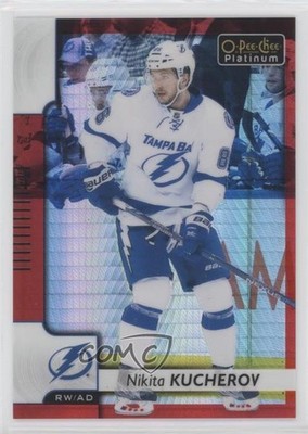 2017-18 O-Pee-Chee Platinum Red Prism 100/199 Nikita Kucherov #4 5oq