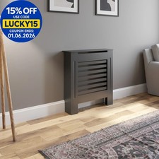 Radiator Cover Small - Anthracite Horizontal Style 780mm