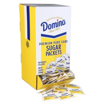 Sugar Packets 400 Count 2.8 g Each in Dispenser Box