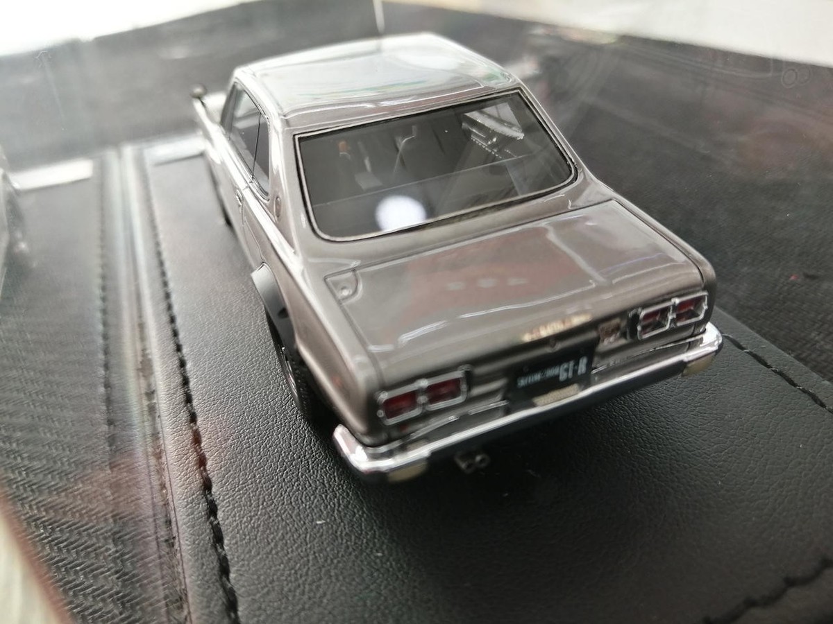 ignition model (KPGC10) Silver Nissan Skyline 2000GT-R 1/43 | eBay