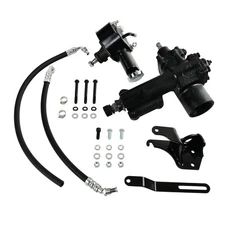 For 1955-57 Chevy Bel Air 150 210 Power Steering Gear Box Upgrade Conversion Kit