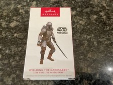 2024 Hallmark Keepsake Ornament WIELDING THE DARKSABER STAR WARS THE MANDALORIAN