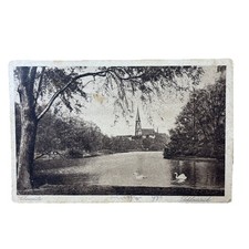 Postkarte AK Chemnitz Schlossteich Gelaufen 1929