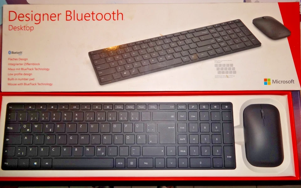 Bluetooth Designer Tastatur mit Maus von HP