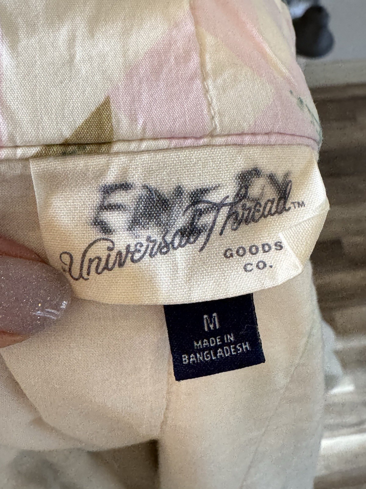 Universal Thread Quilted Geometric Pattern Jacket… - image 8