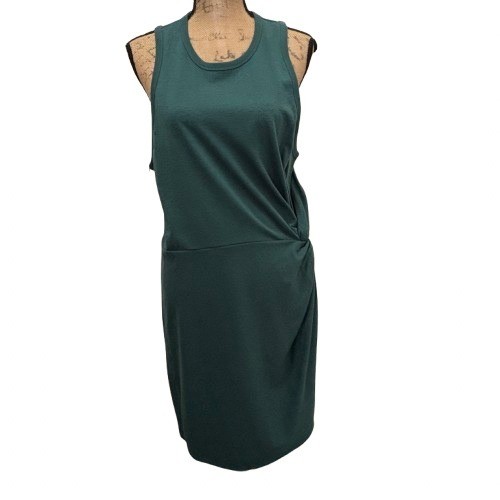 Ted Baker, NWT Ted Baker London Livviaa Knot Front Jersey Dress Dark Green US Size 14 (6)