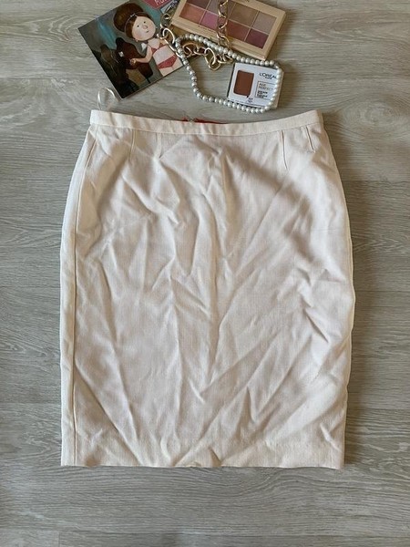 Women Jean Paul Gaultier Skirt White Wool 38 / M /