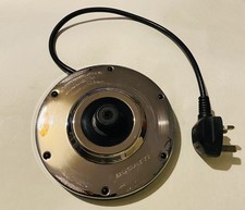 WORKING Bugatti Vera Electric Kettle Power Base Only - Chrome 360° Stand