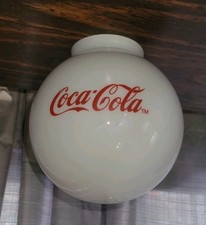 Vintage Coca-Cola Glass Globe Shade for Ceiling Fan or Light Fixture &ndash; No Chips