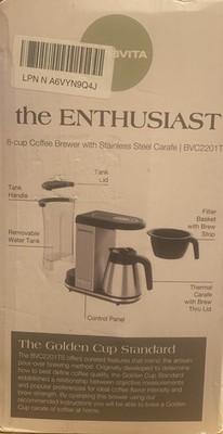 Bonavita Bvc2201ts 8-Cup Sca Coffee Brewer Thermal Carafe for sale online |  eBay
