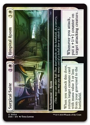 Surgical Suite // Hospital Room #34 (Foil) (NM) Duskmourn DSK Magic MTG
