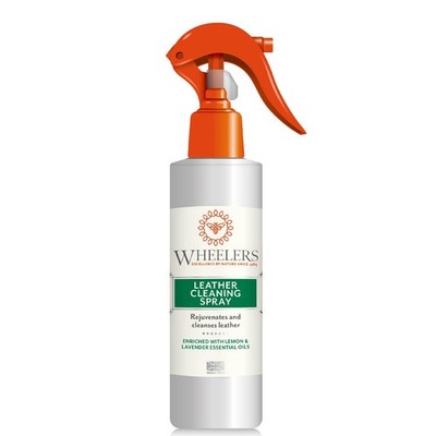 Natürliches Leder Reinigungsspray (300 ml) angereichert mit Zitrone und Lavendel Essential